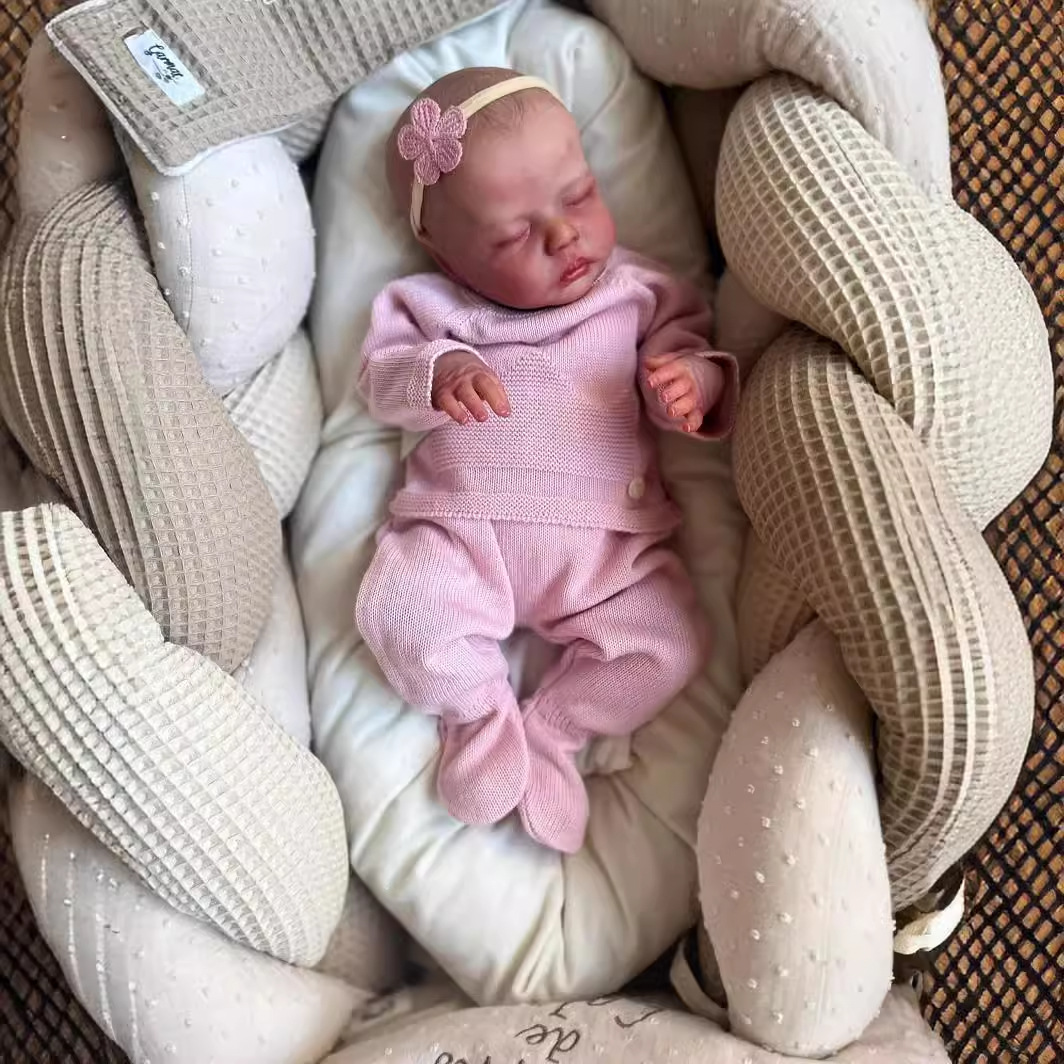 Ethnic Fashion House - Muñeca Reborn realista de 48 cm,
