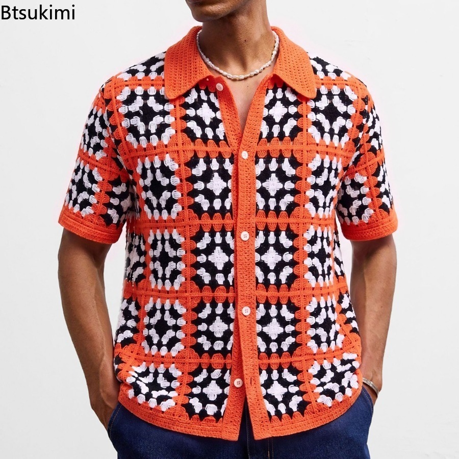 Urban Ethnic Fashion - Nuevos Cárdigans de Punto para Hombre,