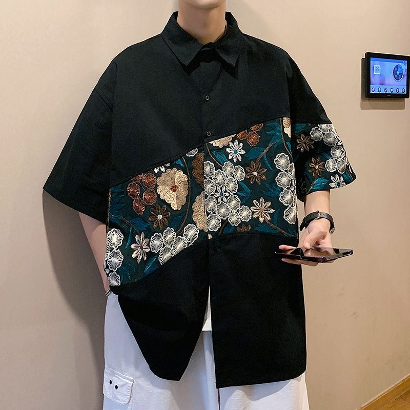 Urban Ethnic Fashion - Camisas de Verano para Hombre con