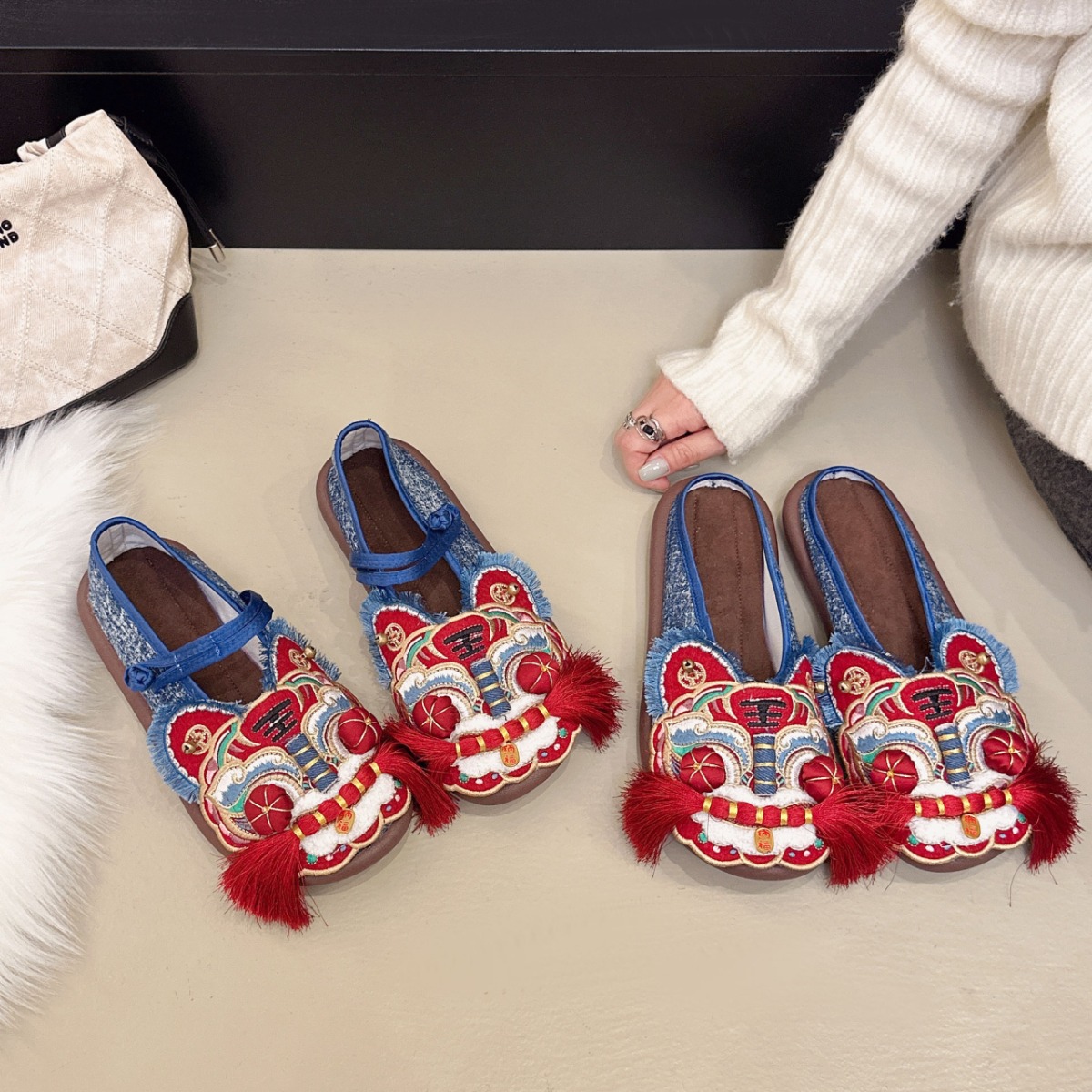 Zapatillas de casa para mujer, - Ethnic Fashion House reseña y precio