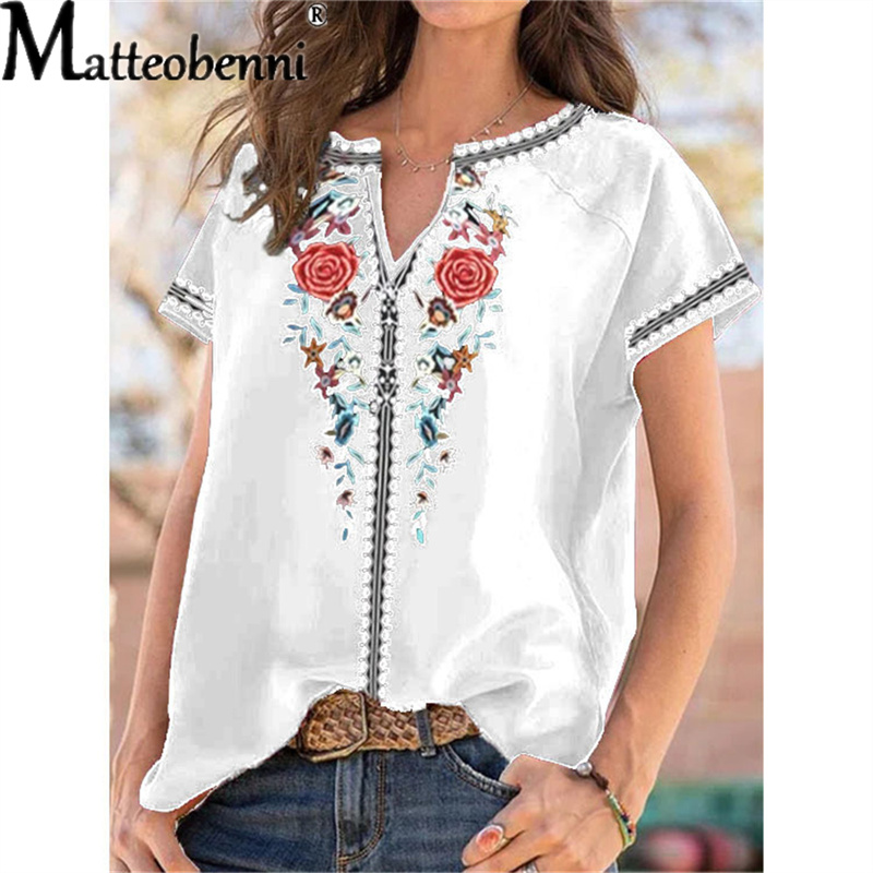Camiseta de manga corta con es - Urban Ethnic Fashion reseña y precio