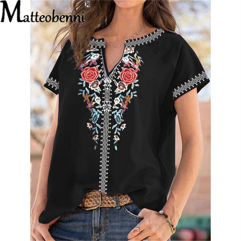 Camiseta de manga corta con es - Urban Ethnic Fashion reseña y precio