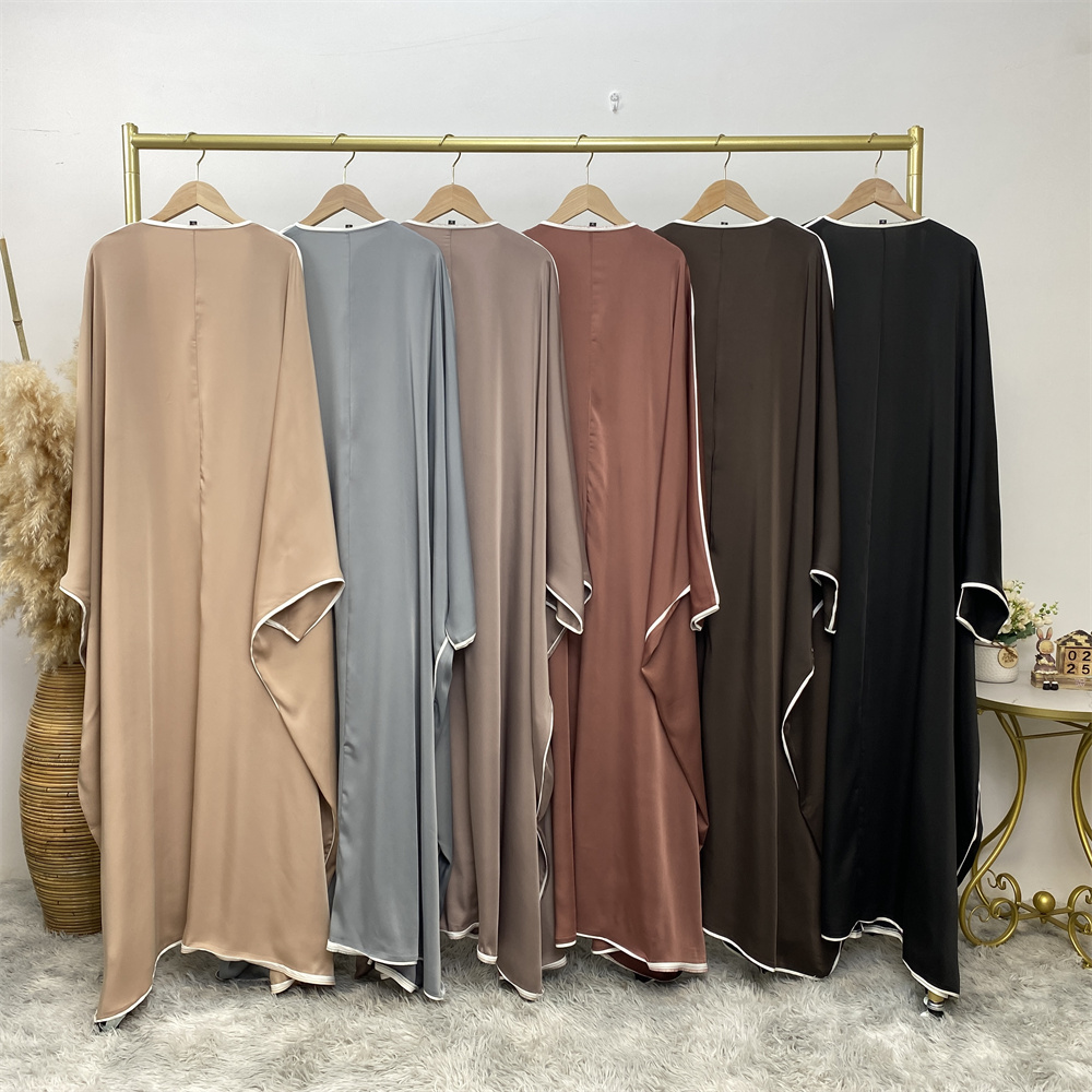 Elegante Abaya Kimono de Satén - Abaya Modest Wear reseña y precio
