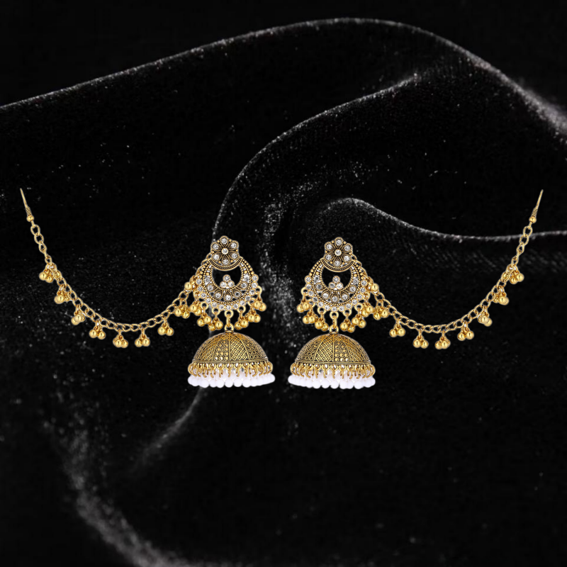 Pendientes de una pieza estilo - Ethnic Fashion Wear For Women reseña y precio