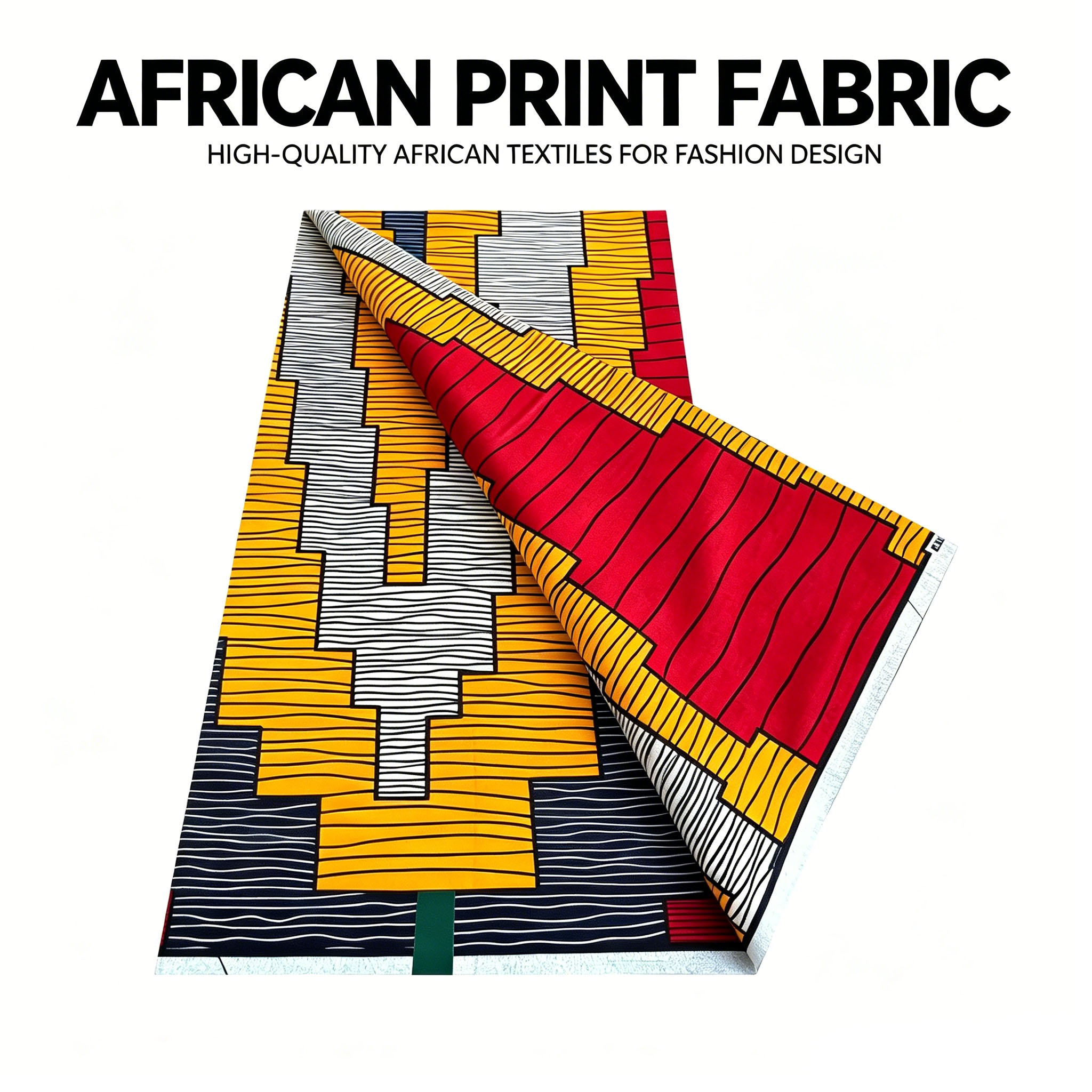 Nueva Tela Ankara Geométrica 2 - African Ankara Print reseña y precio