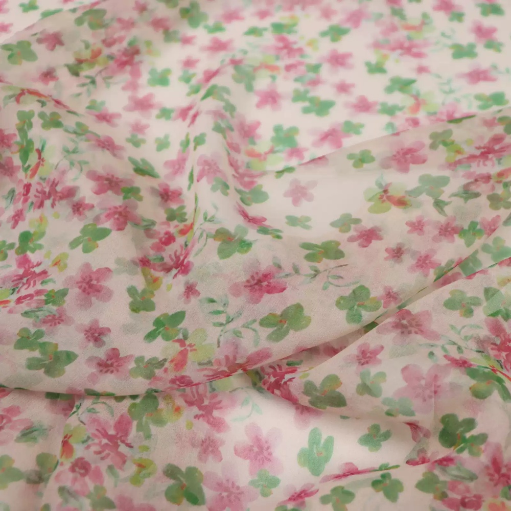 Tela de Georgette de Seda Pura - Saree Georgette Women reseña y precio