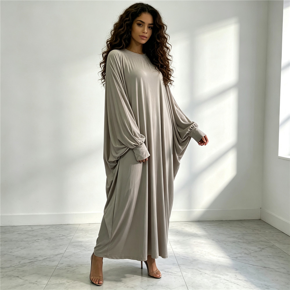 Abaya musulmana de color sólid - Abaya Modest Wear reseña y precio