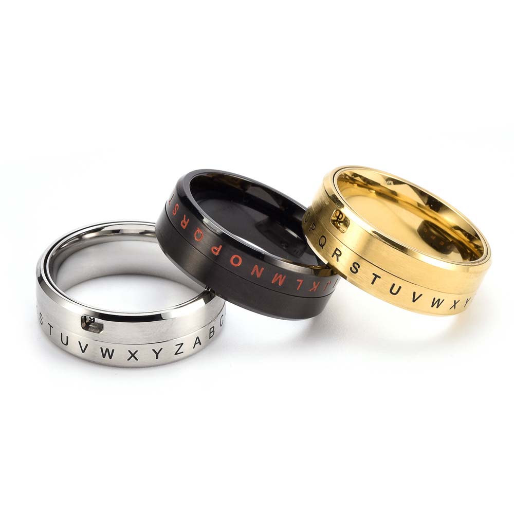 Anillo giratorio de acero inox - Urban Ethnic Fashion reseña y precio