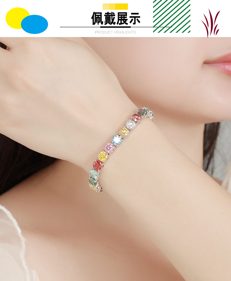 Pulsera de moissanita color do - Ethnic Fashion Wear For Women reseña y precio