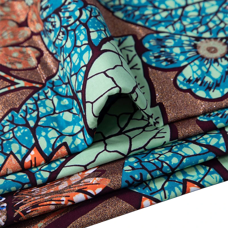 Tela de Algodón Africana con E - African Ankara Print reseña y precio