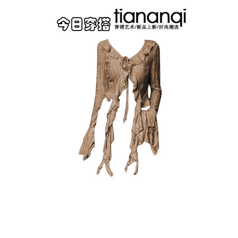 Otoño nuevo Top ajustado Irreg - Ethnic Fashion Dress reseña y precio