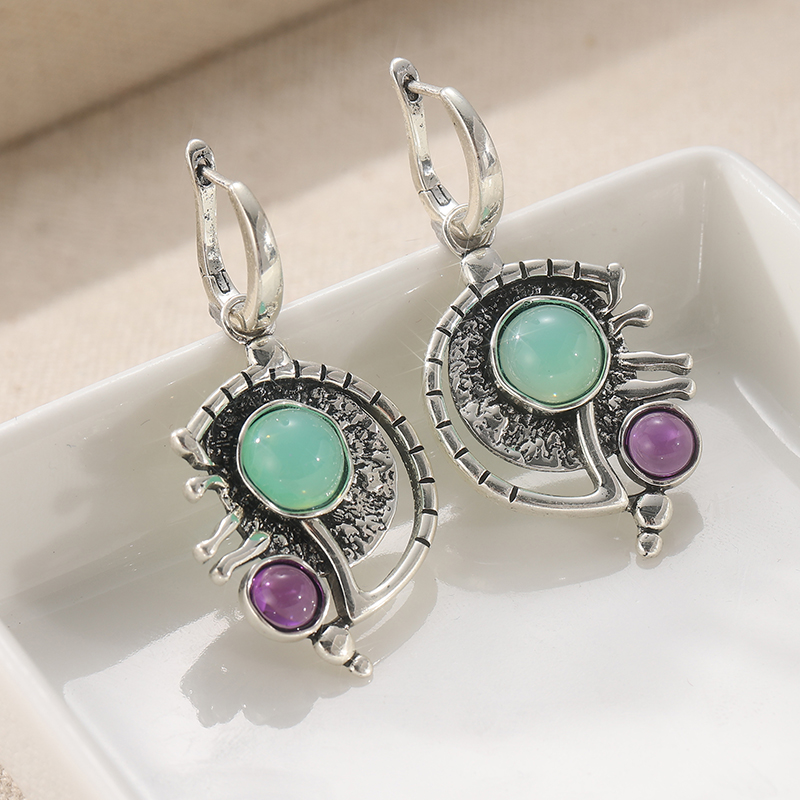 Pendientes étnicos de cobre co - Ethnic Fashion Wear For Women reseña y precio