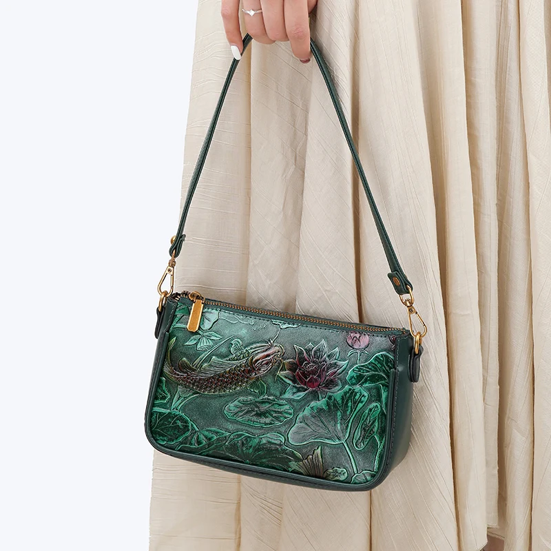 Bolso de hombro de diseñador p - Ethnic Luxe Fashion reseña y precio